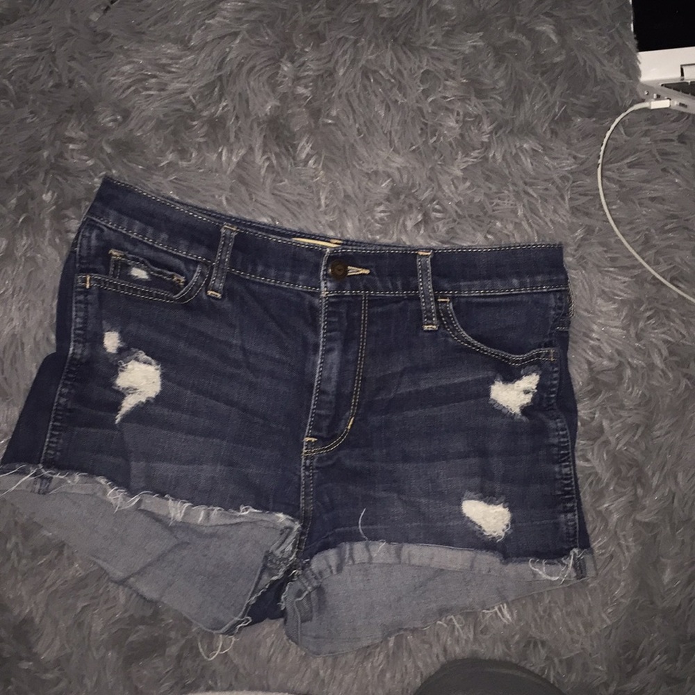 Hollister High rise Jean shorts